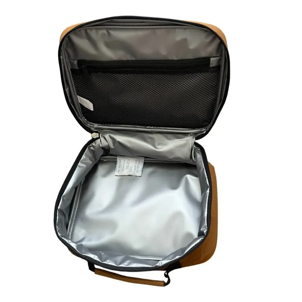 NWT Carhartt CI0286 Unisex Brown Insulated Lunch Cooler Water Resistant‎ Bag